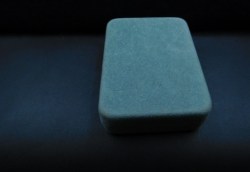 silver chain smoky pendant box